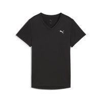 Vorschau: PUMA TAD ESSENTIALS T-Shirt mit V-Ausschnitt Damen 10780789