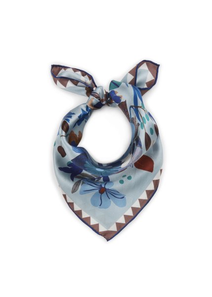 CODELLO Premium Tuch aus reiner Seide mit floralem Druck 10810697