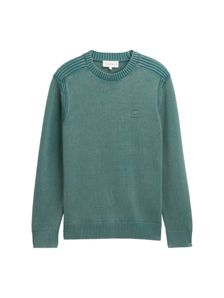 TOM TAILOR Strickpullover im Washed-Look aus Baumwolle 10825341