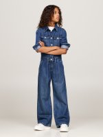 TOMMY HILFIGER Relaxed Fit Denim Jumpsuit mit weitem Bein 10758263