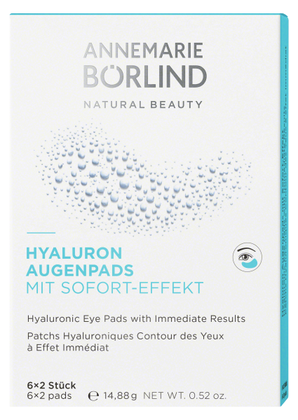 ANNEMARIE BÖRLIND HYALURON AUGENPADS mit Sofort-Effekt