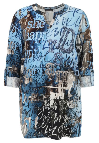 DORIS STREICH Bluse mit Grafik-Print 10766898