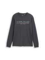 Vorschau: TOM TAILOR Langarmshirt mit Logo-Print 10821973