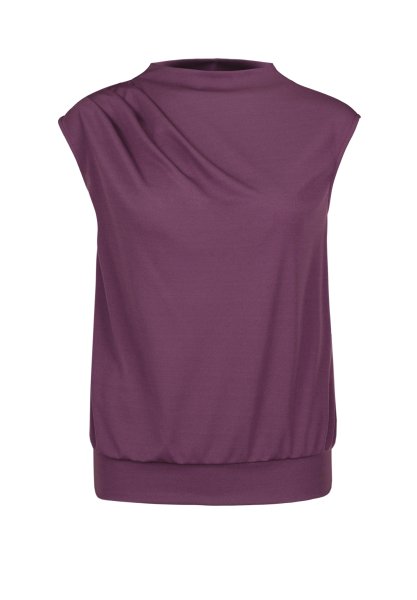 BIANCA Raffiniertes Blusentop mit asymmetrischer Faltenpartie vorne 10804324