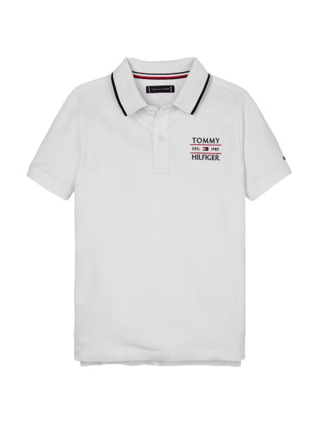 TOMMY HILFIGER Tommy Flag Poloshirt 10781166