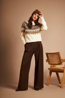 Vorschau: S.OLIVER Flanell-Hose mit Bundfalten und weitem Bein 10814702