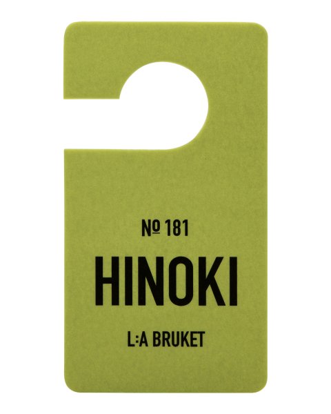 L:a Bruket 181 Fragrance Tag Hinoki