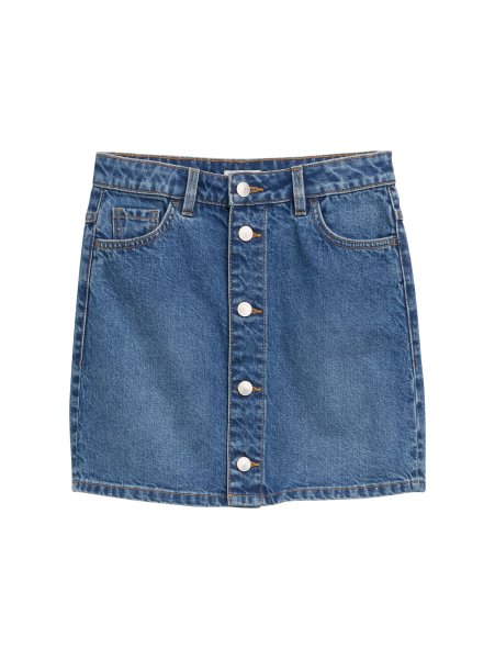 TOM TAILOR DENIM Mini-Jeansrock mit Knopfleiste 10800747