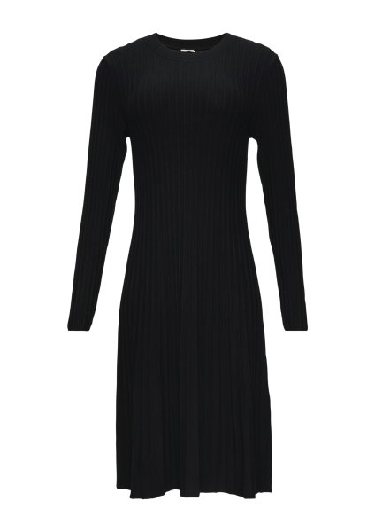 S.OLIVER BLACK LABEL Kleid mit Ottomanstruktur 10764880