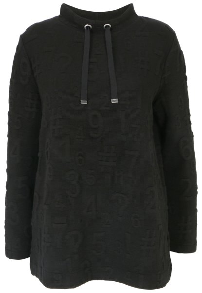 DORIS STREICH Sweatshirt Ziffern-Jacquard 10766873