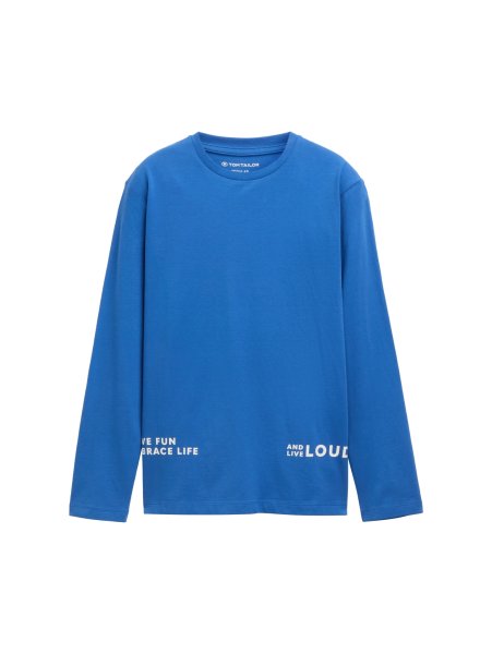 TOM TAILOR DENIM Langarmshirt mit Print 10825390