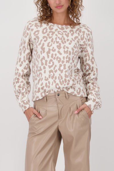 MONARI Pullover mit Leopardenmuster 10812451
