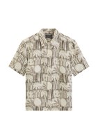Vorschau: Marc O´Polo Kurzarm-Leinenhemd regular mit Allover-Print 10844593