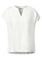 Vorschau: STREET ONE Split Neck Bluse in Unifarbe 10807680
