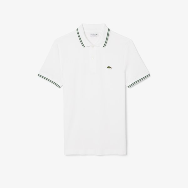 LACOSTE Regular Fit-Polohemd L.12.12 mit Akzent-Einfassung 10780350