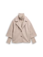 Vorschau: TOM TAILOR Bouclé Cape Jacke im 2-in-1-Look 10821950