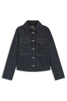 Vorschau: HUGO RED Jacke aus festem Denim mit Monogramm-Laser-Print 10798149