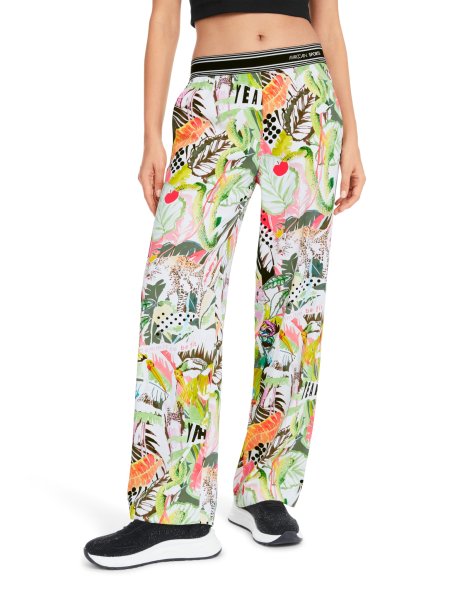 MARC CAIN Weite Hose mit Print - Modell WASHINGTON 10816948