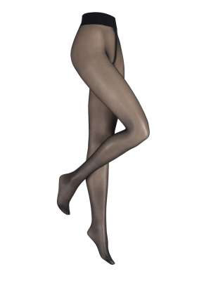 KUNERT 3-pack fijne panty's CHINCHILLAN RUN STOP 20 DEN in zwart
