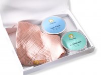 Vorschau: LÖWENKIND Geschenkset Dreieckshalstuch 10650640