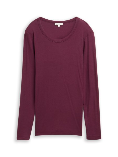 TOM TAILOR Basic Slim Fit Langarmshirt 10825404