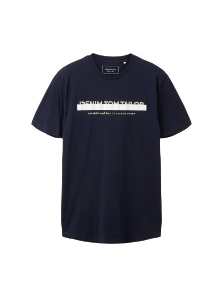 TOM TAILOR DENIM T-Shirt mit Logo Print 10730276