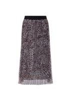 Marc Cain Plissee-Rock mit Leo Print 10830094