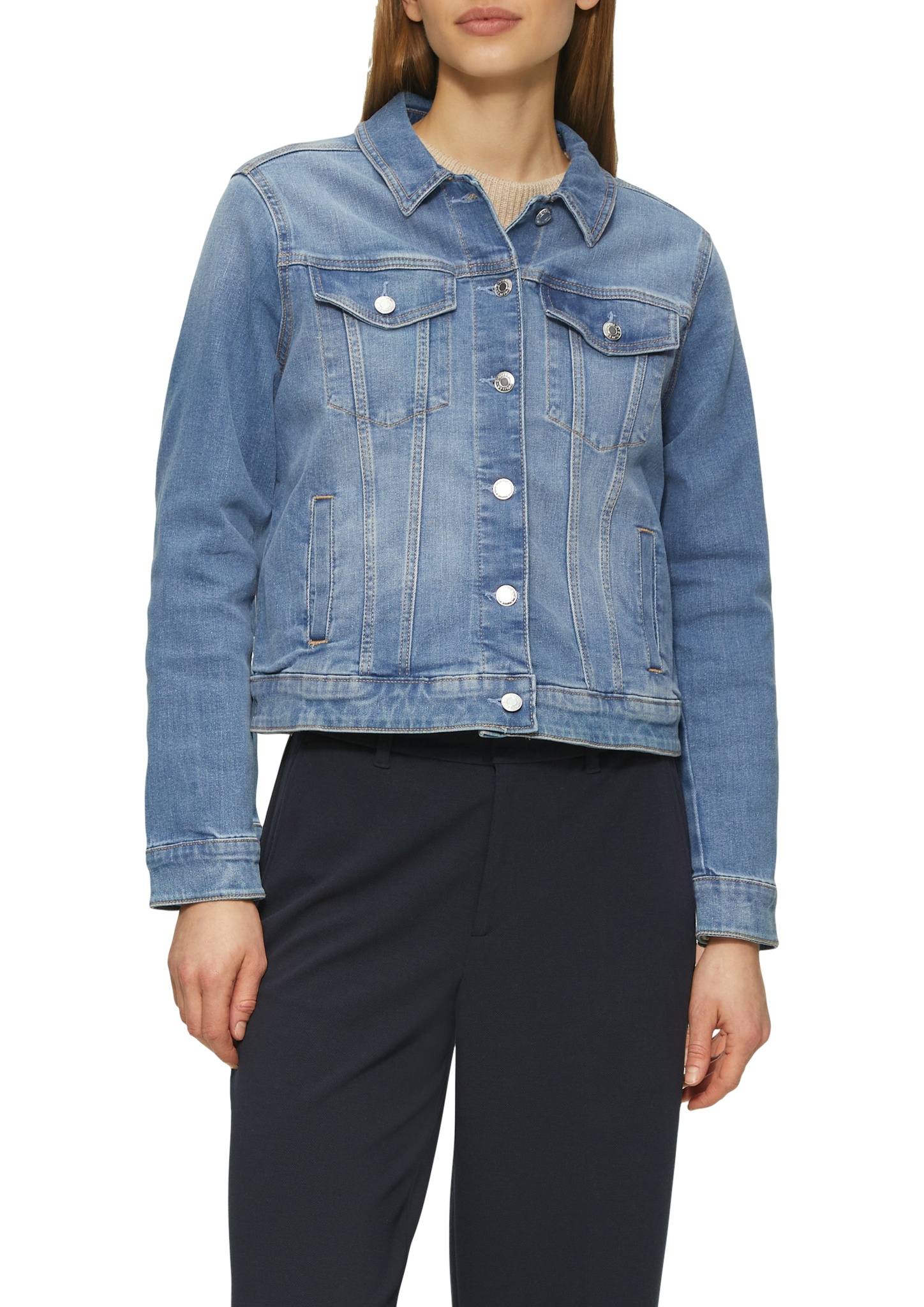 S.OLIVER Jeansjacke mit Eingrifftaschen 10788498