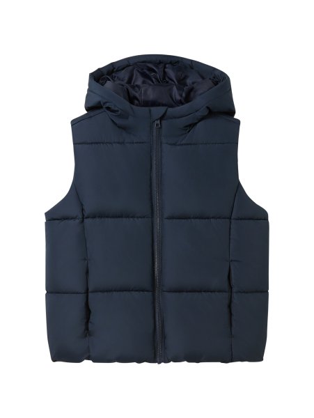 TOM TAILOR DENIM Puffer Weste mit Kapuze 10783220