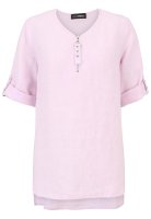 Vorschau: DORIS STREICH Long-Bluse mit Reissverschluss und Krempelärmel 10796851