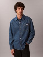 Vorschau: CALVIN KLEIN JEANS CLASSIC HARBOUR BLUE Overshirt 10806384