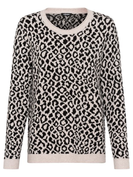 OLSEN Pullover mit Animal-Print 10769007