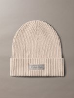 Vorschau: CALVIN KLEIN JEANS PATCH CHUNKY RIB COTTON BEANIE 10809409