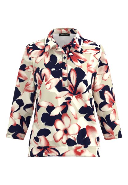 FRANK WALDER Poloshirt mit Schmuckband 10819882