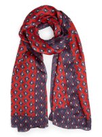 Vorschau: MARC CAIN Seidenschal mit Rautenmuster 10830163