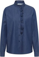 Vorschau: ETERNA Bluse Fake Denim Langarm 10810912