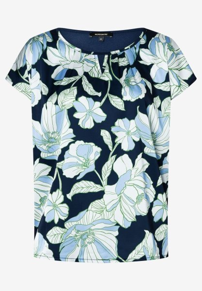 MORE & MORE Blusenshirt mit Flowerprint 10796166