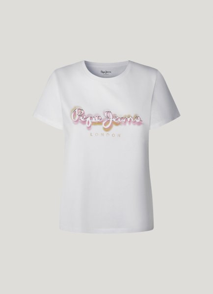 PEPE JEANS T-Shirt mit Logodruck 10806077