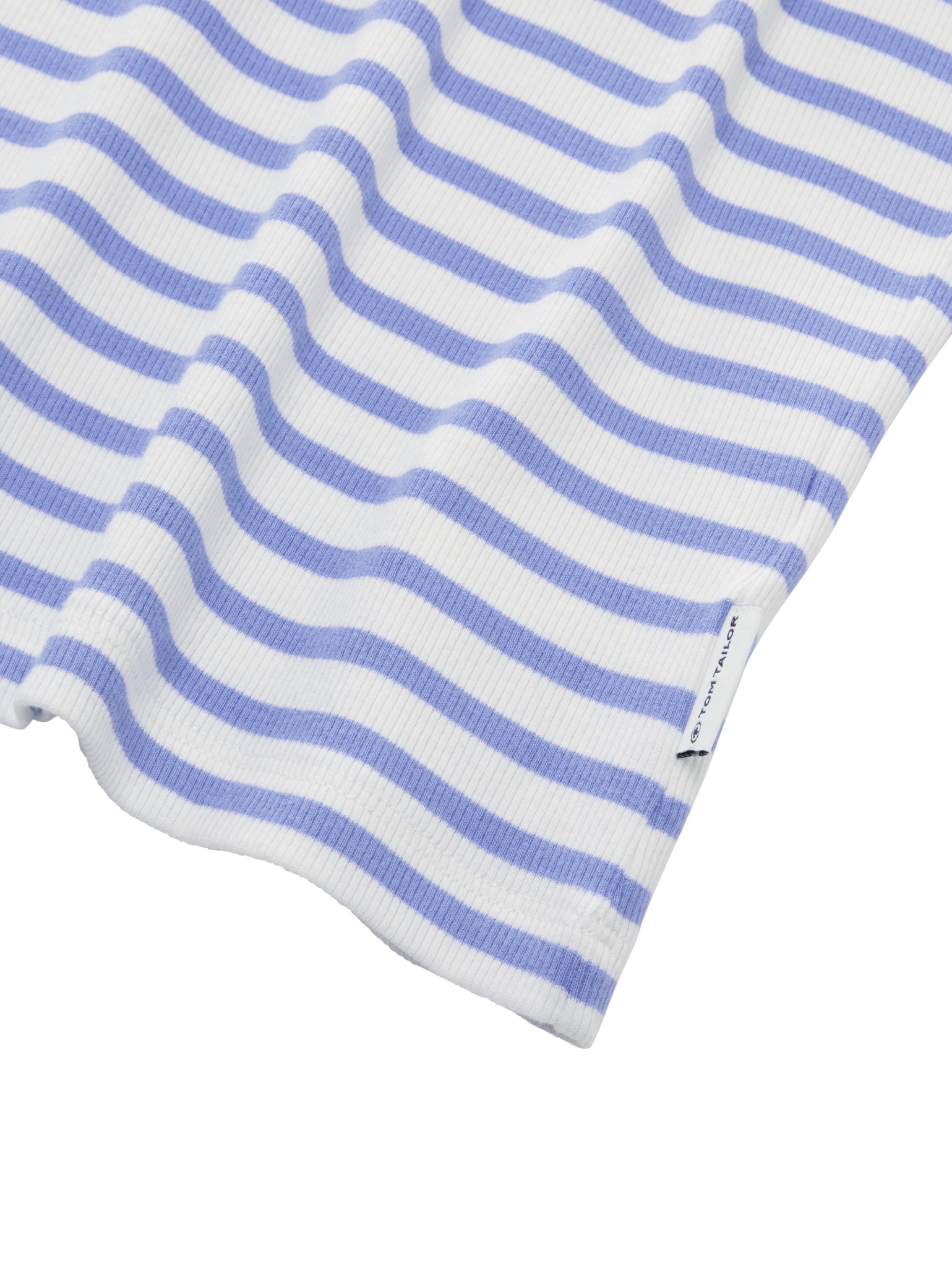 TOM TAILOR DENIM Ripp Top mit Streifenmuster 10819417