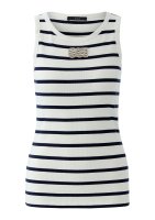 Vorschau: Oui Sportives Tank Top mit hochwertiger Glitzerstein-Dekoration in Form des OUI Logos 10825125