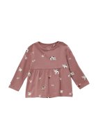 Vorschau: S.OLIVER Ausgestelles Jerseyshirt mit All-over-Print 10814635