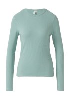 Vorschau: QS Langarmshirt mit Rippstruktur 10745260