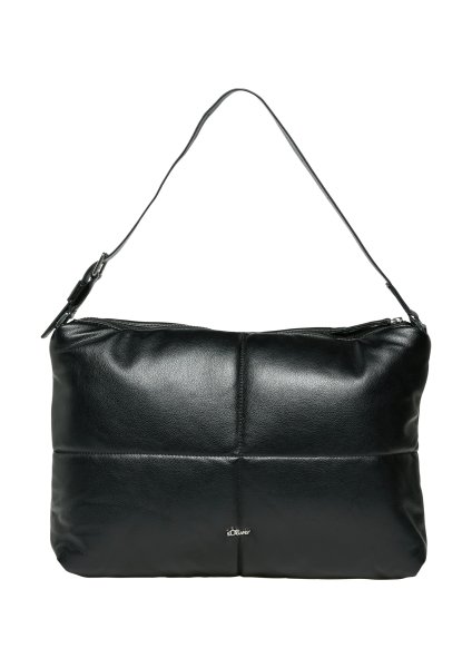 S.OLIVER Gesteppte Hobo-Bag in Glattleder-Optik 10764860