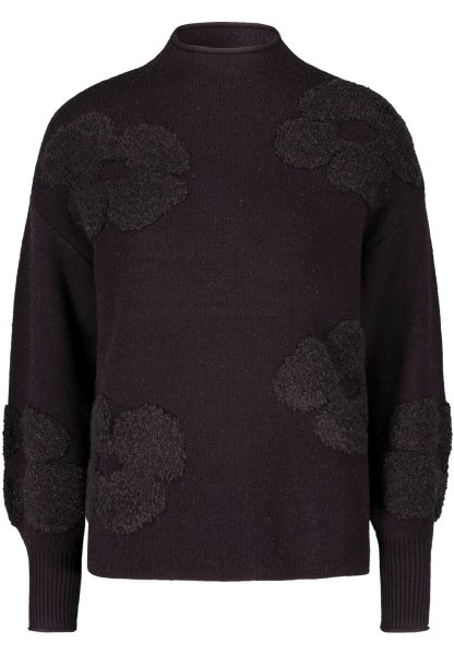 ZERO Pullover florales Strukturmuster 10793890