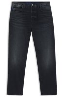 HUGO BLUE Baggy-fit jeans in blue-black rigid denim 10797742