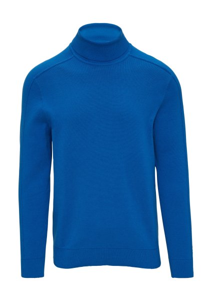 S.OLIVER Strukturierter Rollkragenpullover mit Naht-Details 10764976