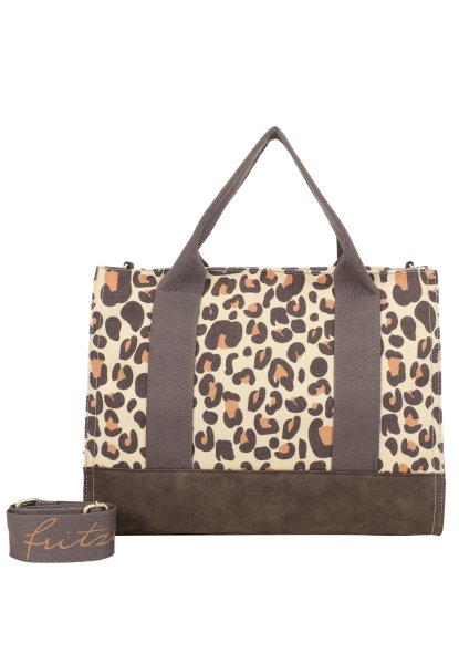 FRITZI AUS PREUßEN CANVAS TOTE BAG LIMITED LEO CAMEL 10823044