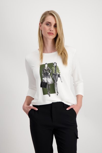 MONARI Shirt mit Frauen Print 10785383