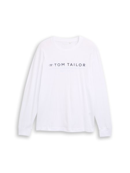 TOM TAILOR Langarmshirt mit Logo-Print 10821973