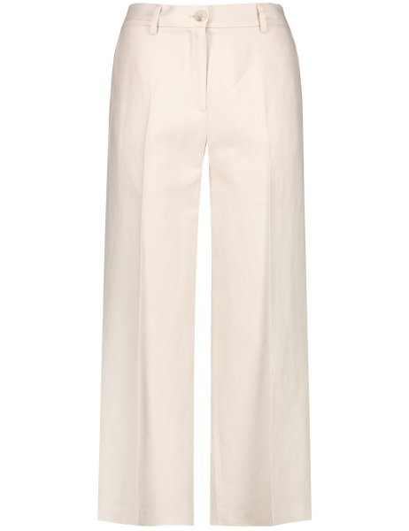 GERRY WEBER COLLECTION Elegante Twillhose mit Leinenanteil 10799468